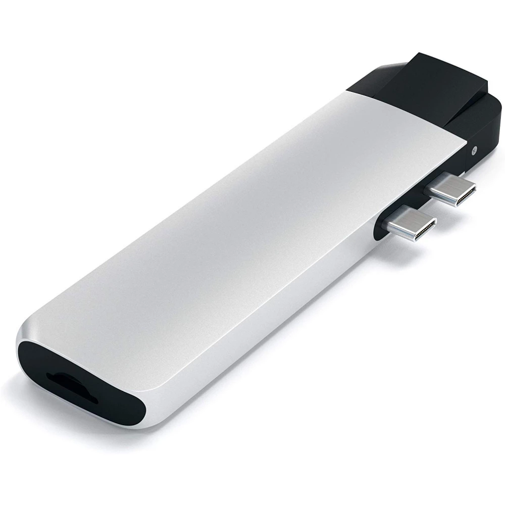 SATECHI Type-C Pro Hub Adapter with Ethernet ezüst