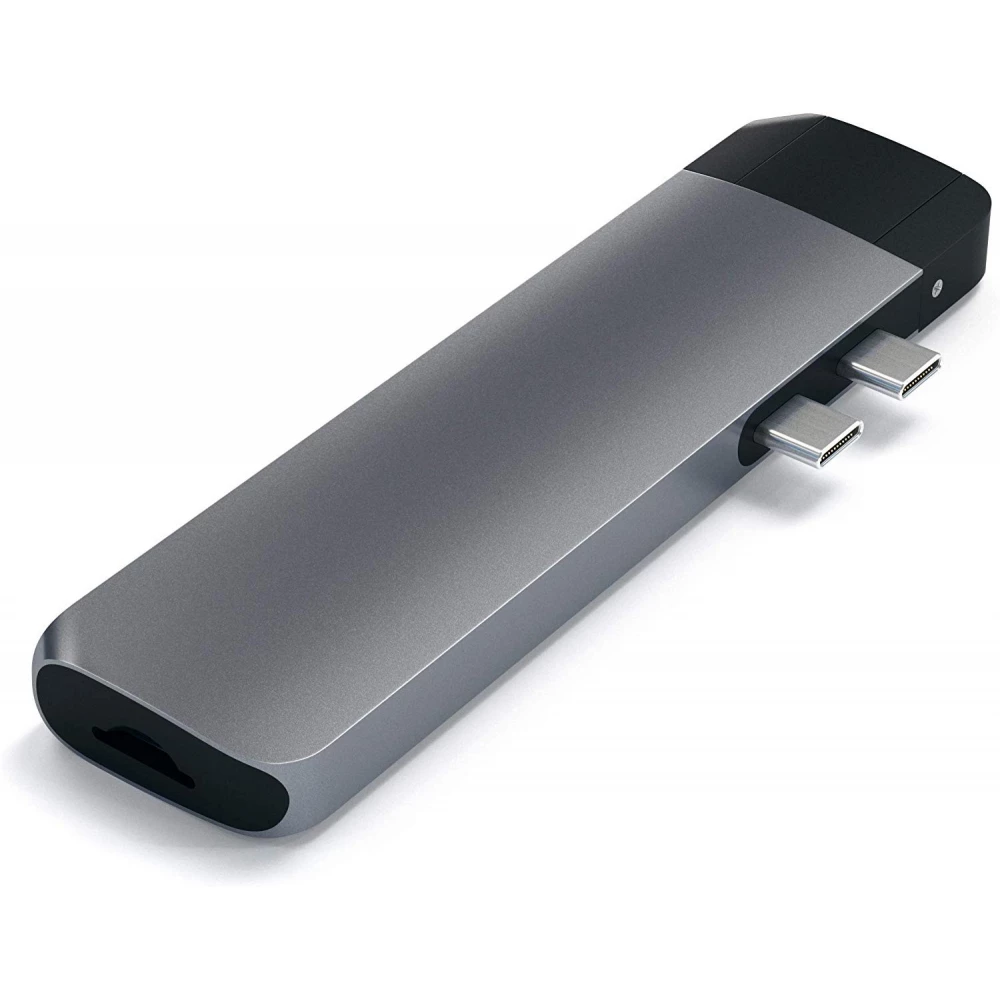 SATECHI Type-C Pro Hub Adapter with Ethernet szürke