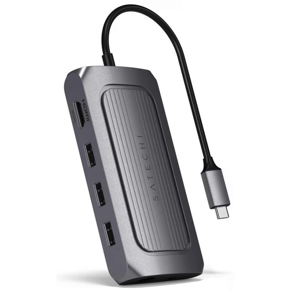 SATECHI USB4 Multiport Adapter with 8K HDMI szürke