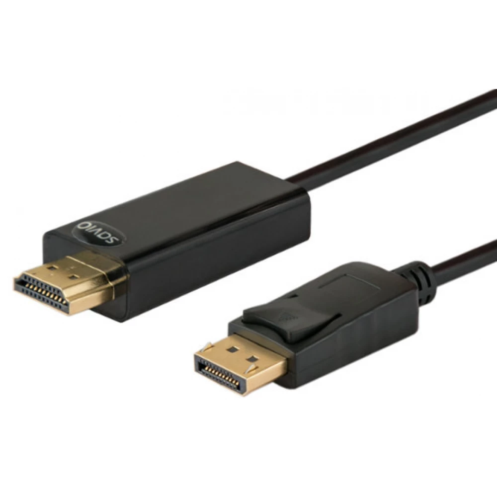 SAVIO DisplayPort HDMI Átalakító Fekete 1.5m CL-56