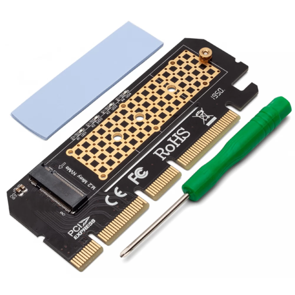 SAVIO PCI-E to M2 NVME Adapter M-KEY AK-41