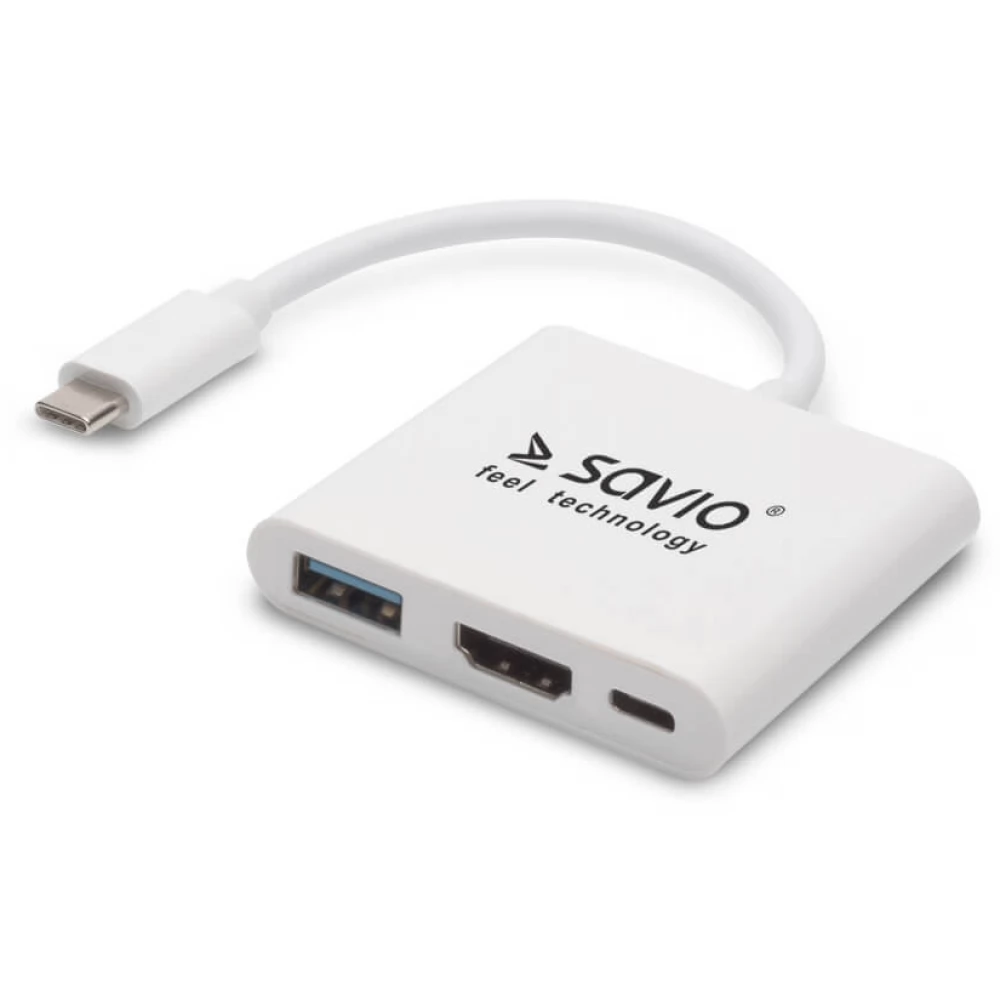 SAVIO USB TYPE C – HDMI USB 3.0 PD ADAPTER USB AK-48