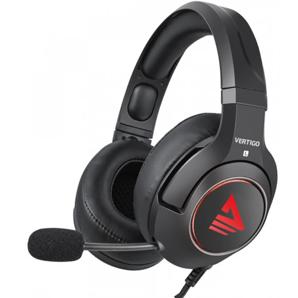 SAVIO Vertigo 7.1 fekete-piros