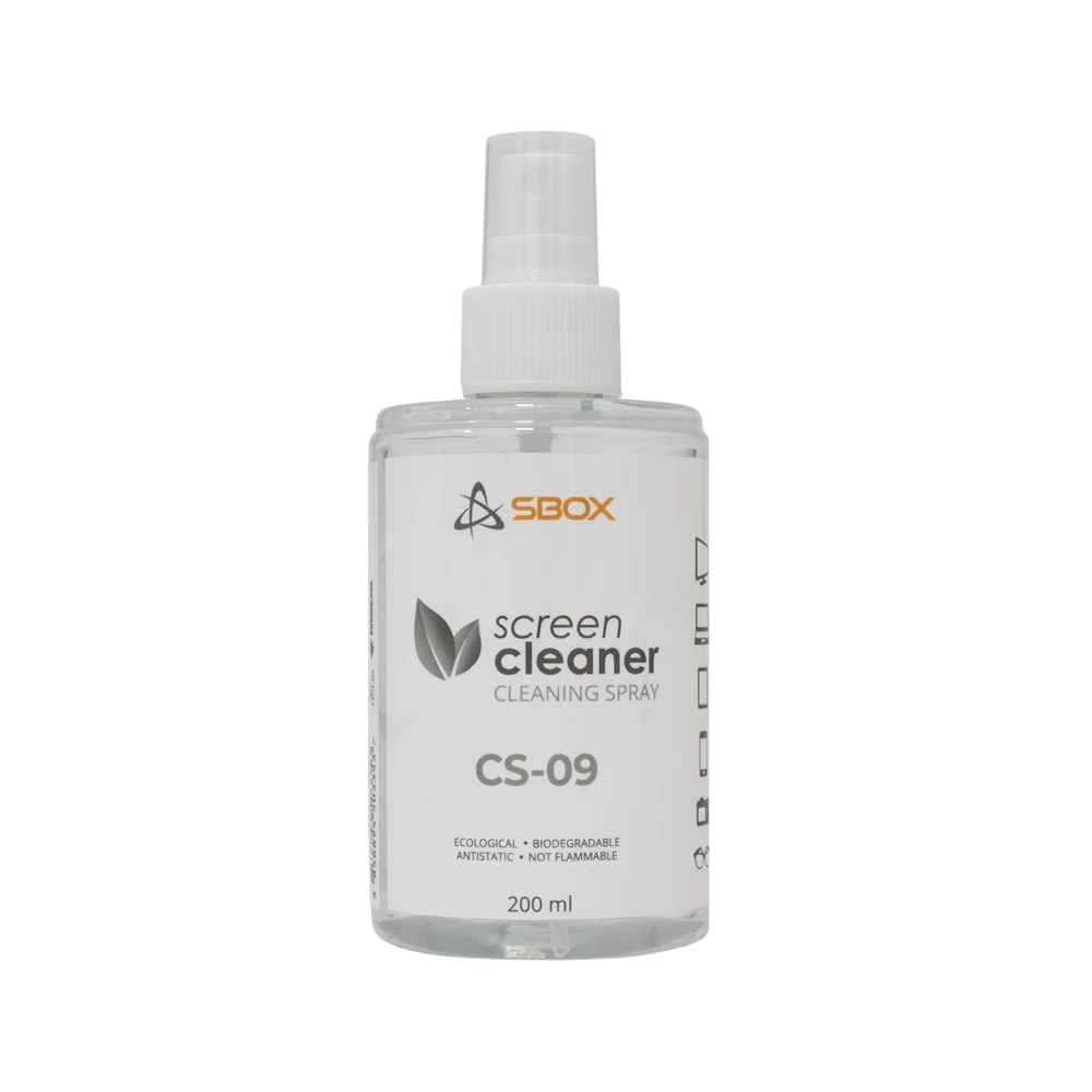 SBOX CS-09 Kijelző tisztító folyadék 200ml
