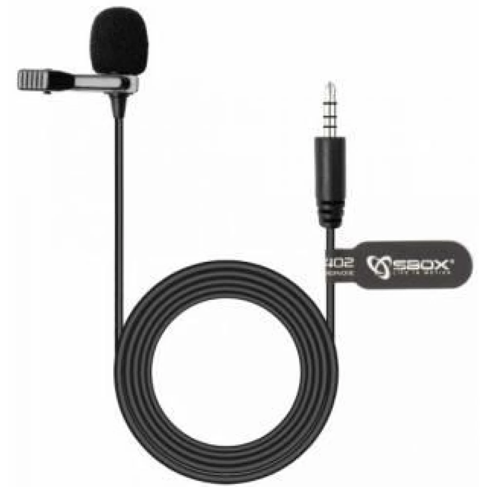 SBOX PM-402 Csiptethető mikrofon 3.5 mm