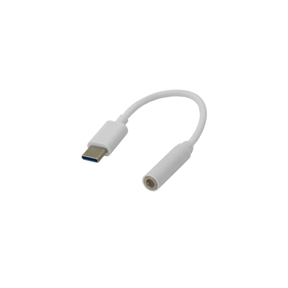 SBOX USB 2.0 Type C Jack Átalakító Fehér 6cm AD.TYPEC-3.5MM/R