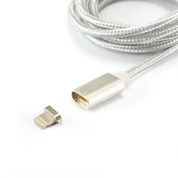 SBOX USB Lightning Töltő/adat Ezüst 1m MAGNETIC-IPH
