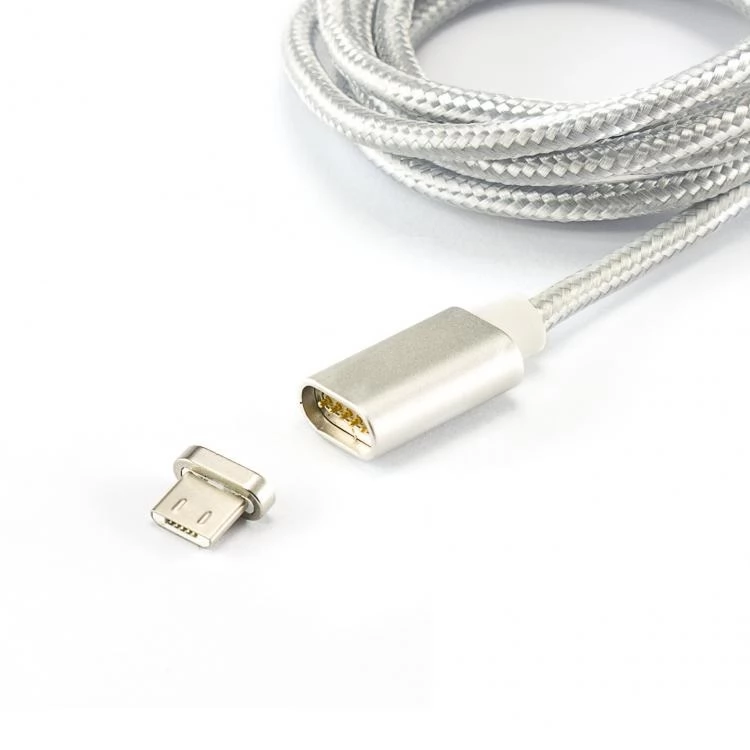 SBOX USB Micro USB Átalakító Ezüst 1m MAGNETIC-MUSB