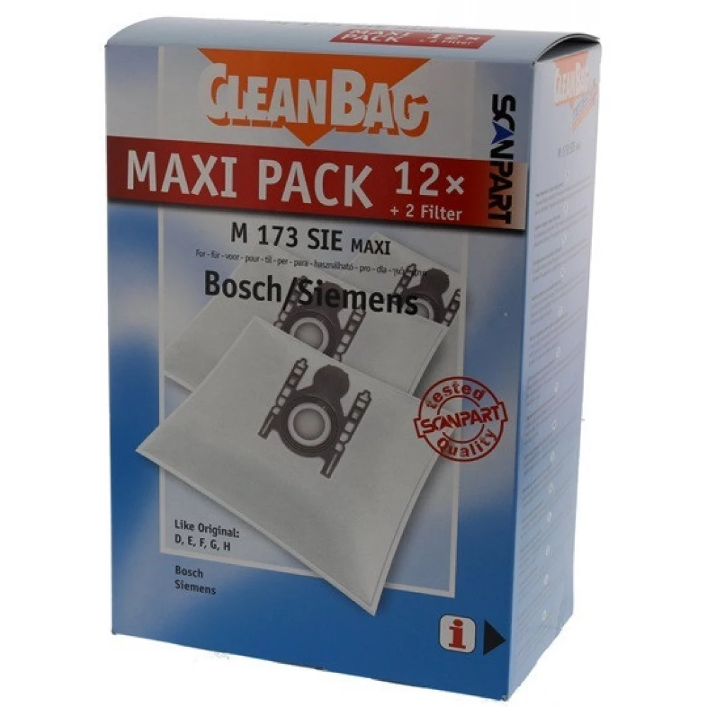 SCANPART 2687438173 BSH D / E / F / G / H 12 db porzsák és 2 db filter