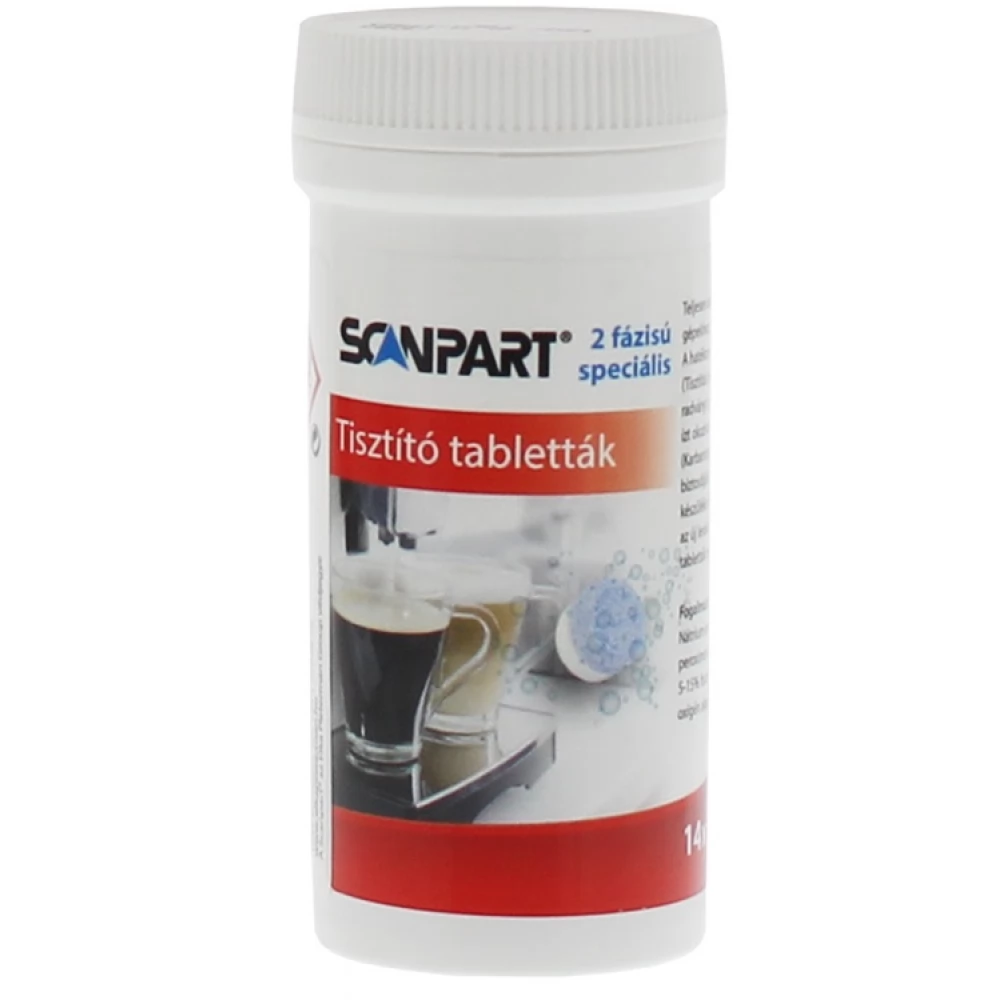 SCANPART 2790000221 Tisztítótabletta 2 fázis 3.5 g 15 mm 14 db