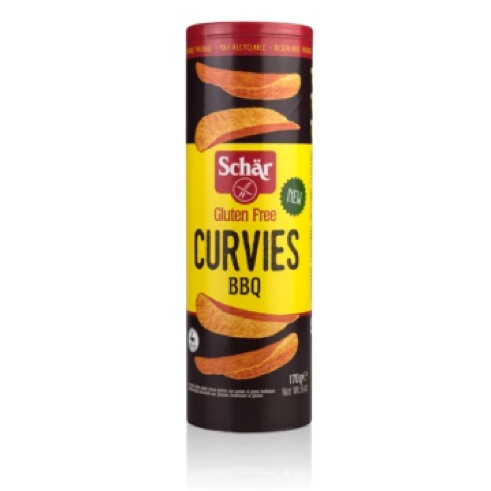 Schar curvies chips bbq 170 g