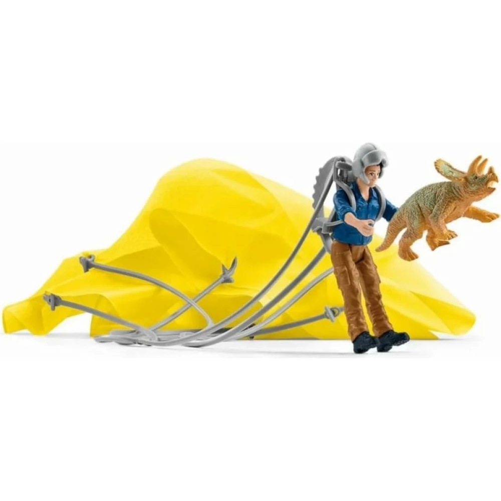 SCHLEICH 41471 Dinoszauruszok Ejtőernyős mentés