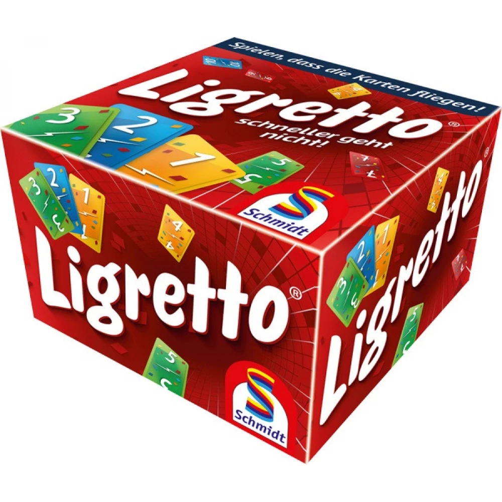 SCHMIDTSPIELE 01308 Ligretto piros kártyajáték