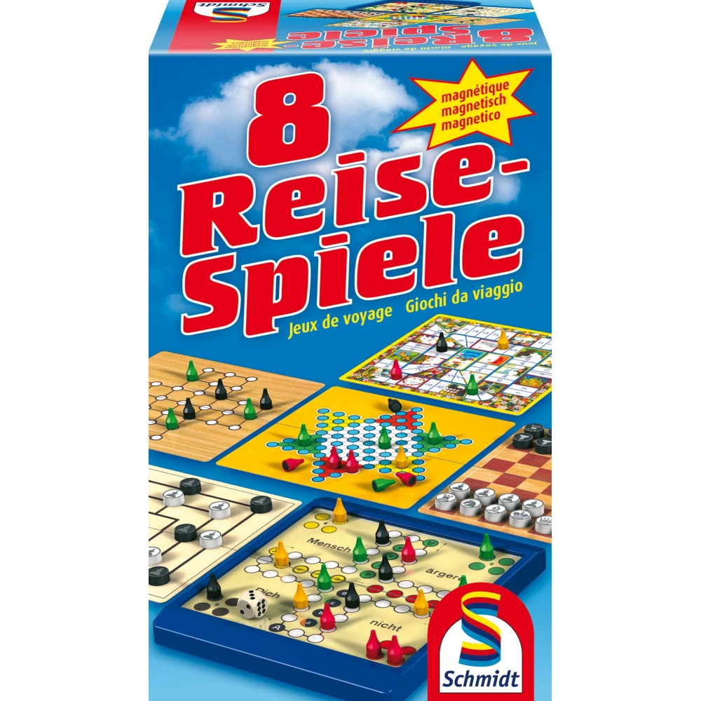 SCHMIDTSPIELE 49102 8db mágneses utazójáték