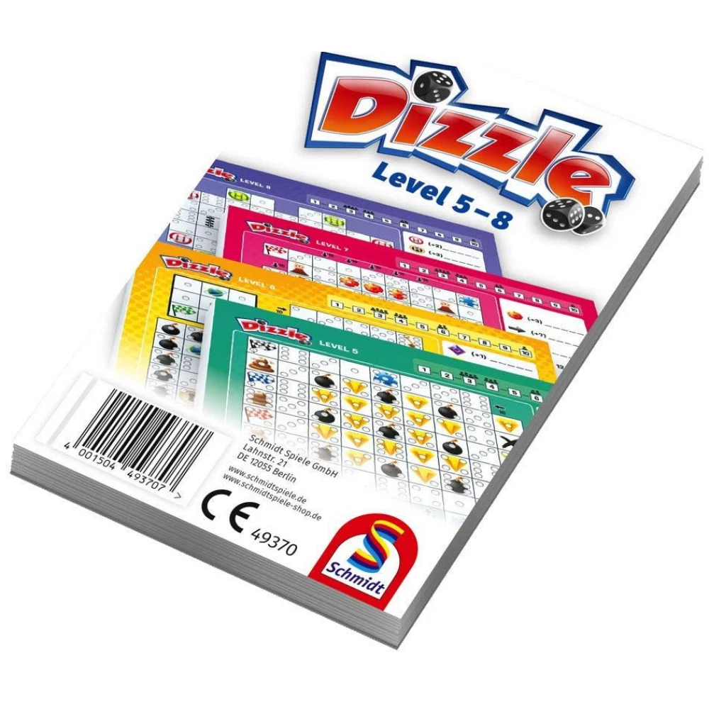 SCHMIDTSPIELE 49370 Dizzle Level 5-8 társasjáték Német