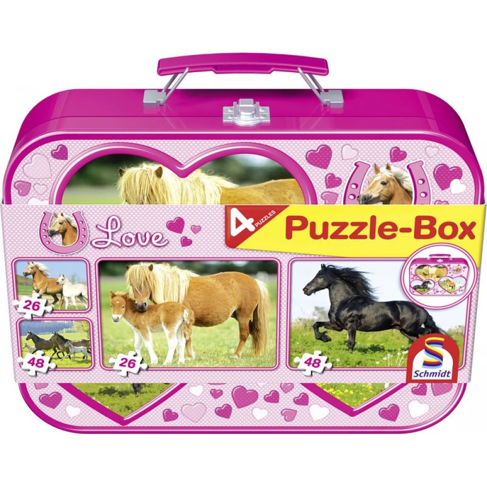 SCHMIDTSPIELE 55588 Lovak 2x26 2x48db-os puzzle
