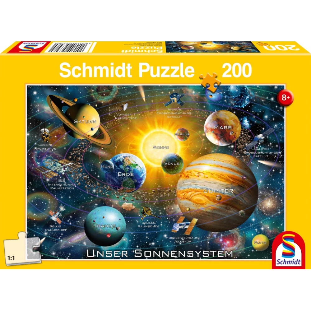 SCHMIDTSPIELE 56308 Our solar system 200db-os puzzle