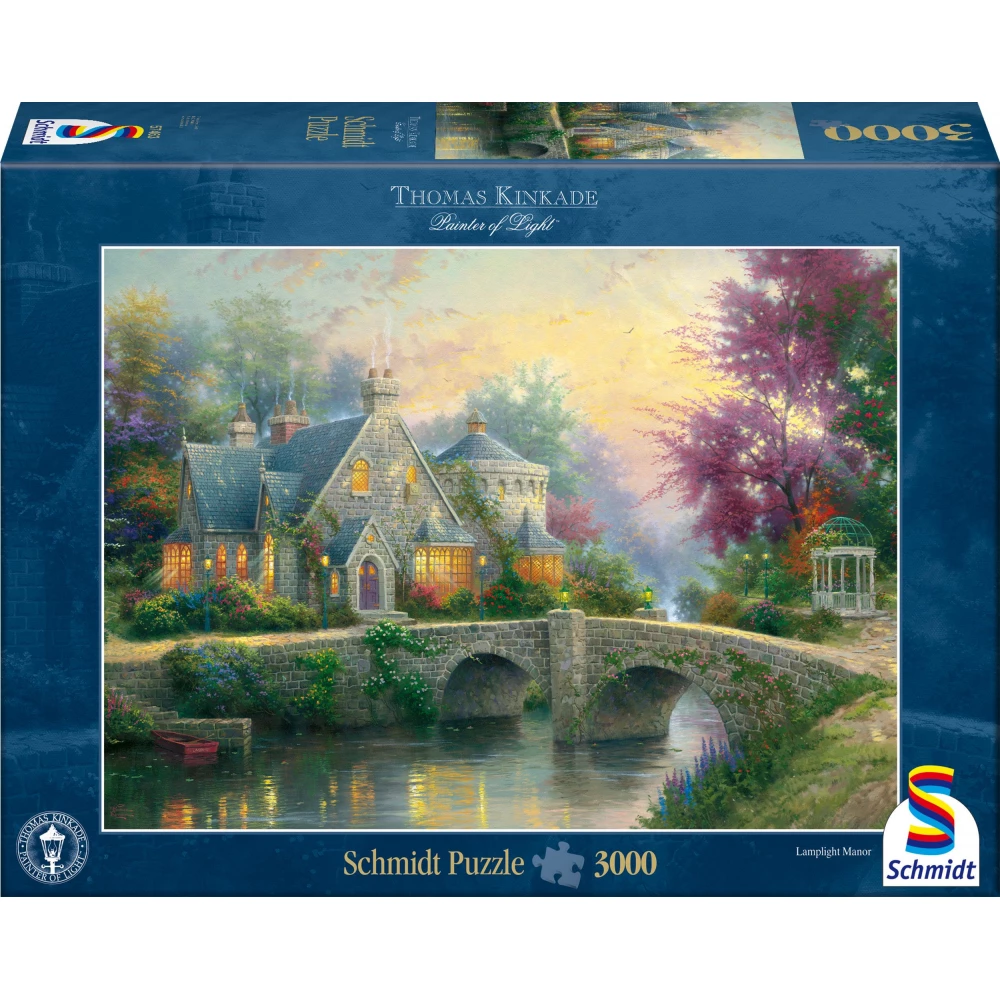 SCHMIDTSPIELE 57463 Lamplight Manor 3000db-os puzzle