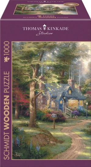 SCHMIDTSPIELE Fa puzzle játék 1000 darabos Thomas Kinkade Studios Szülőfalu