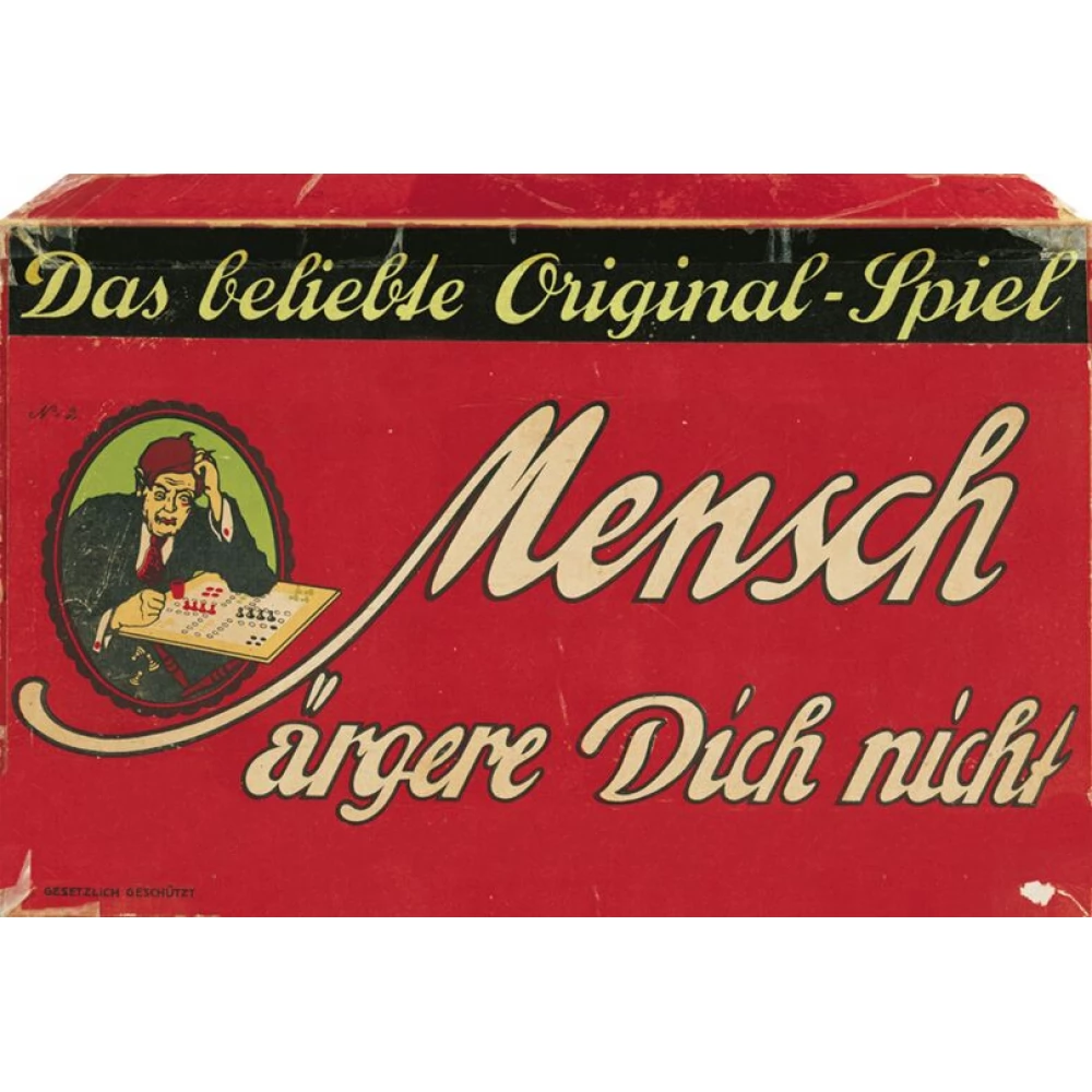 SCHMIDTSPIELE Mensch ärgere Dich nicht társasjáték original remake kiadás NÉMET nyelvű