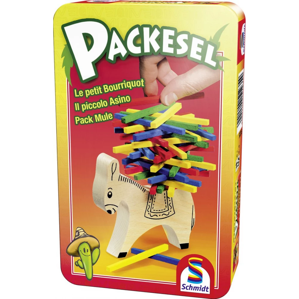 SCHMIDTSPIELE Málhás Szamár ügyességi játék fémdobozban