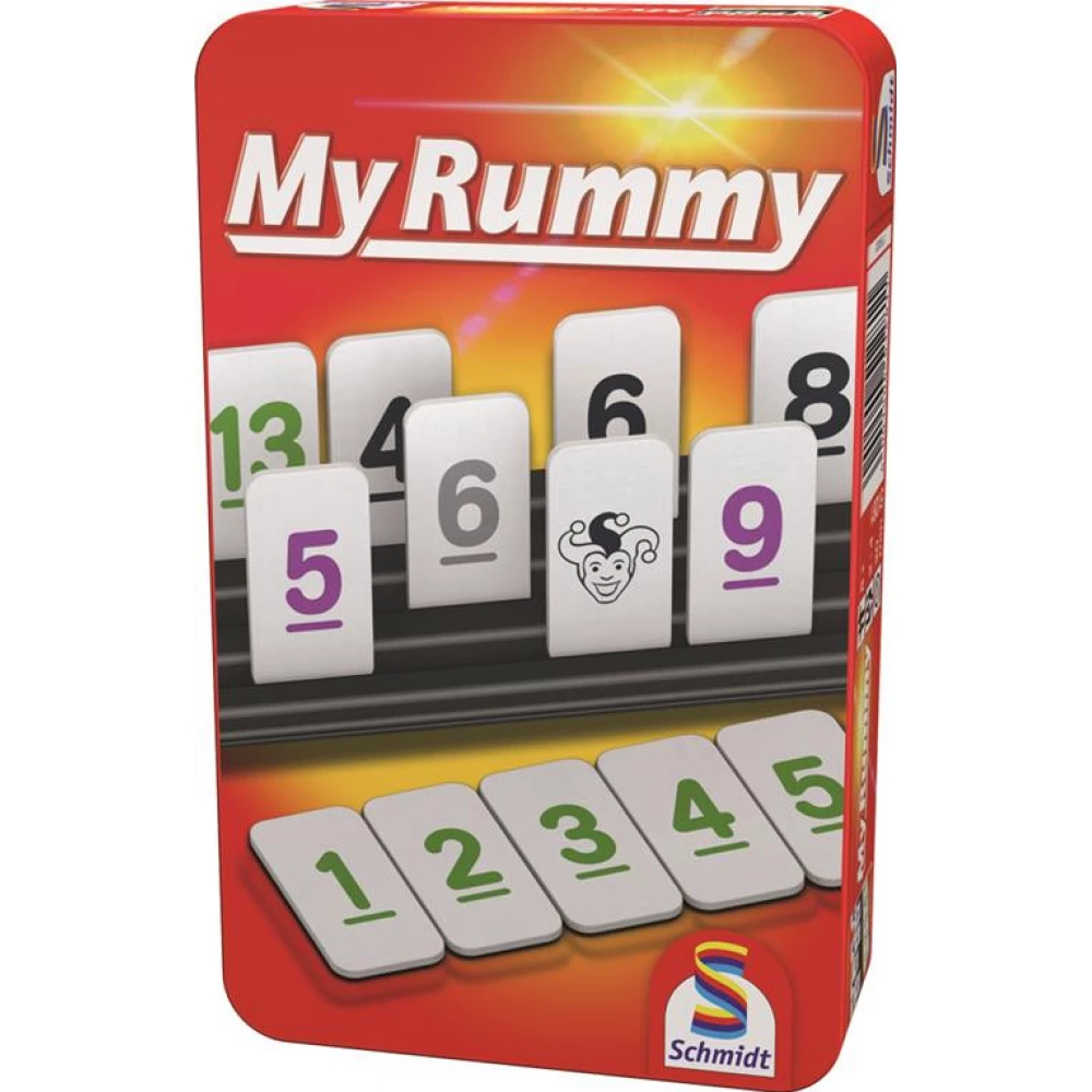SCHMIDTSPIELE MyRummy - Römi játék fémdobozban