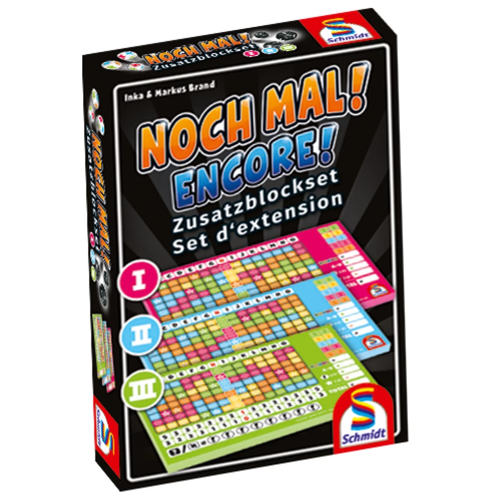 SCHMIDTSPIELE Noch mal! Encore! Ersatzblöcke I-II-III társasjáték kiegészítő