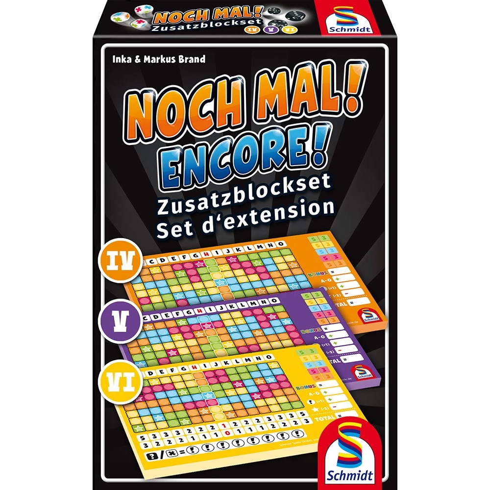 SCHMIDTSPIELE Noch mal! Encore! Ersatzblöcke IV-V-VI társasjáték kiegészítő
