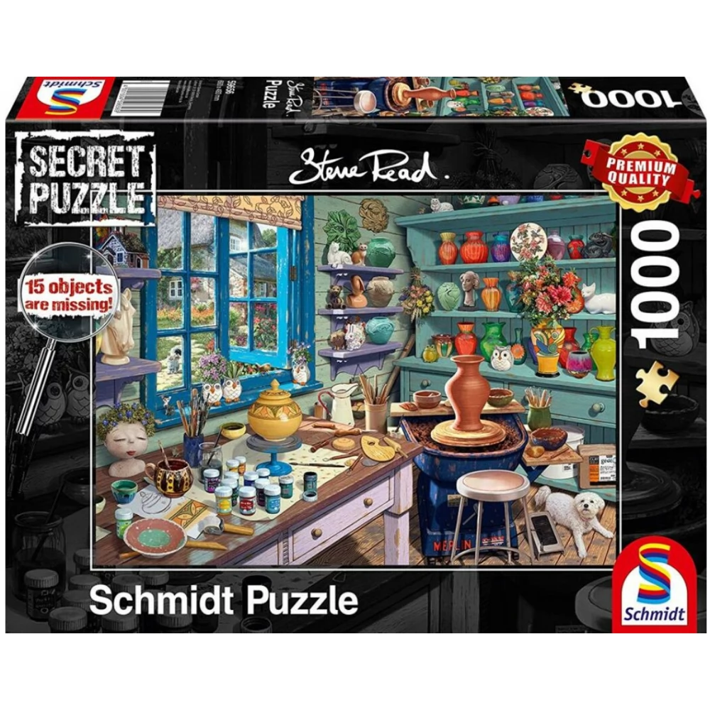 SCHMIDTSPIELE Puzzle játék 1000 darabos Artist studio