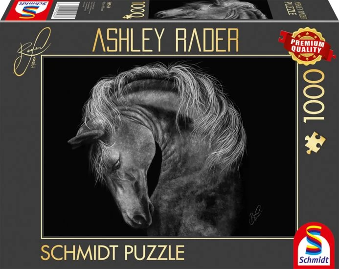 SCHMIDTSPIELE Puzzle játék 1000 darabos Ashley Rader Erő - Ló: Az erő megtestesítője