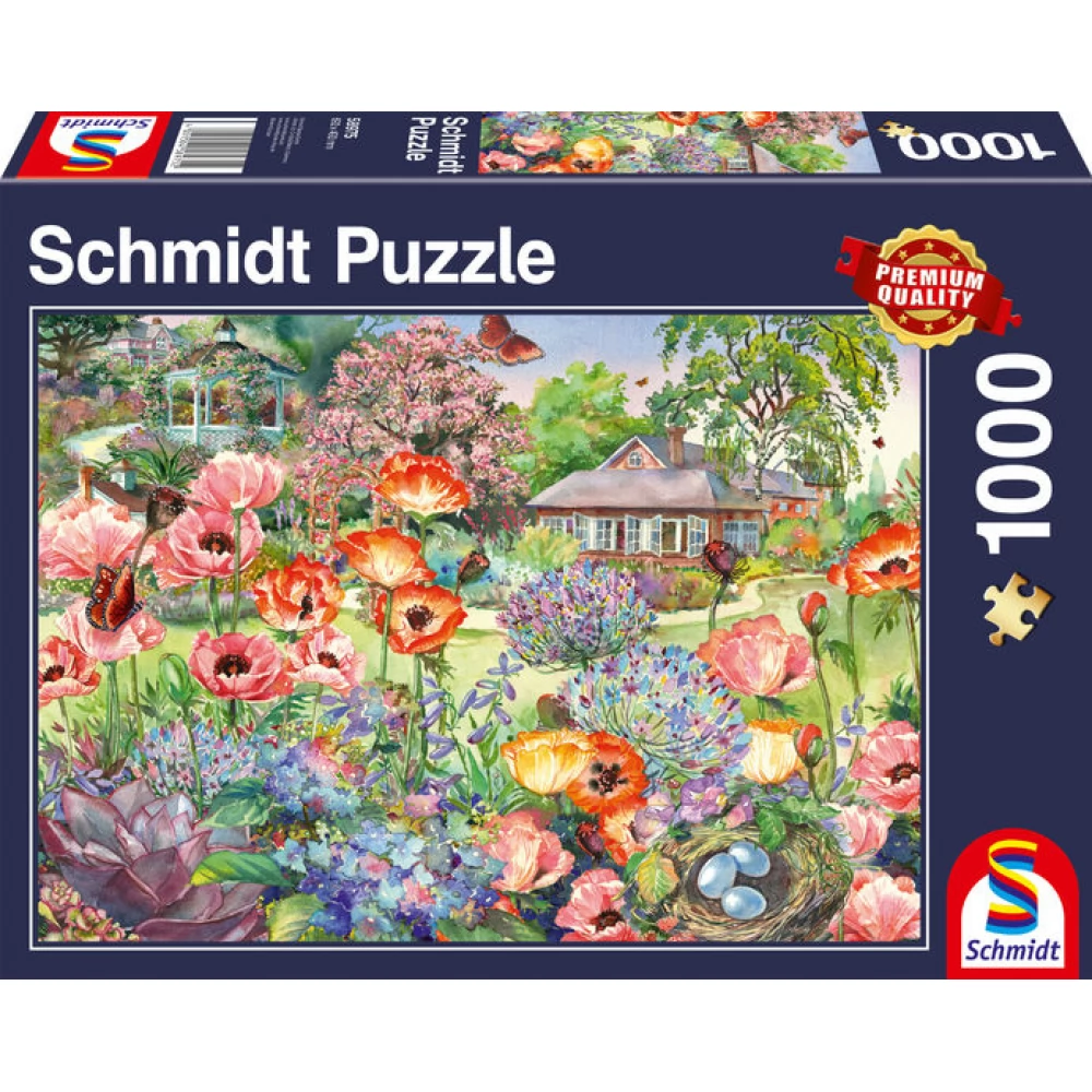 SCHMIDTSPIELE Puzzle játék 1000 darabos Blooming garden