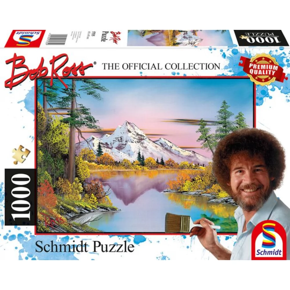 SCHMIDTSPIELE Puzzle játék 1000 darabos Bob Ross - Reflections
