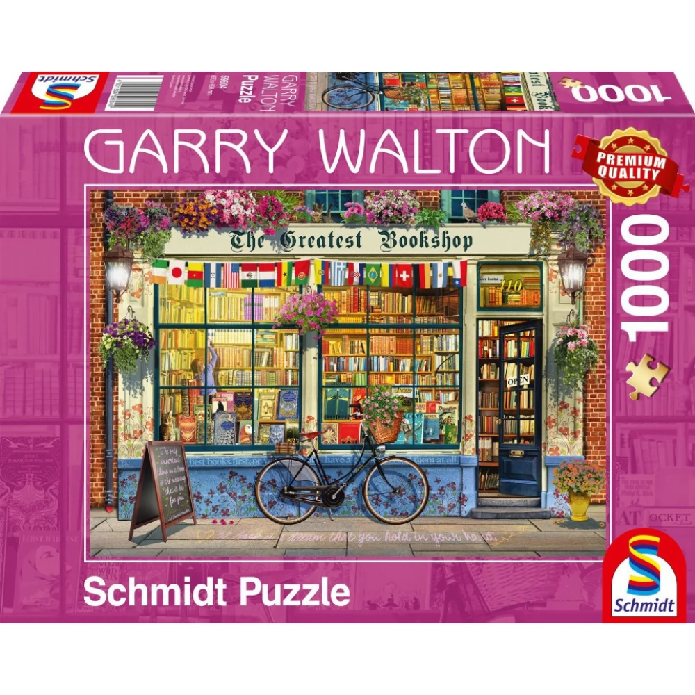 SCHMIDTSPIELE Puzzle játék 1000 darabos Bookstore