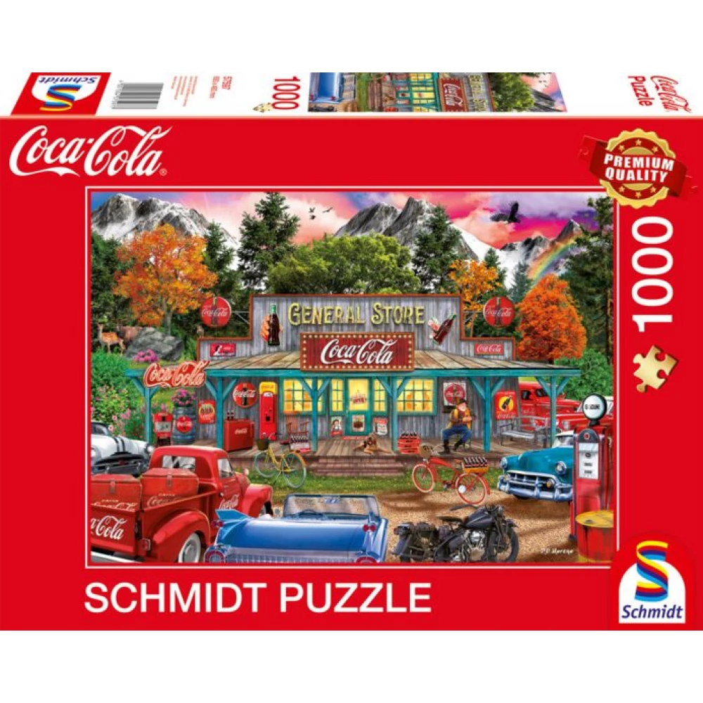 SCHMIDTSPIELE Puzzle játék 1000 darabos Coca Cola üzlet
