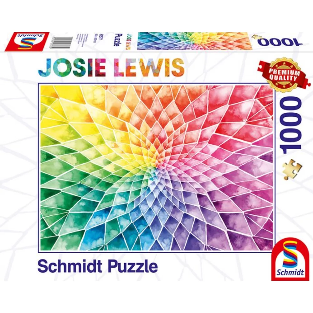 SCHMIDTSPIELE Puzzle játék 1000 darabos Josie Lewis Colourful flower