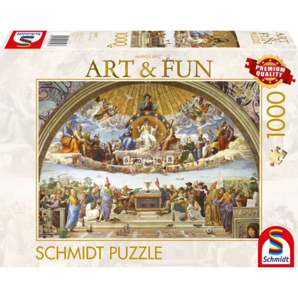 SCHMIDTSPIELE Puzzle játék 1000 darabos Markus Binz A szentség vitája