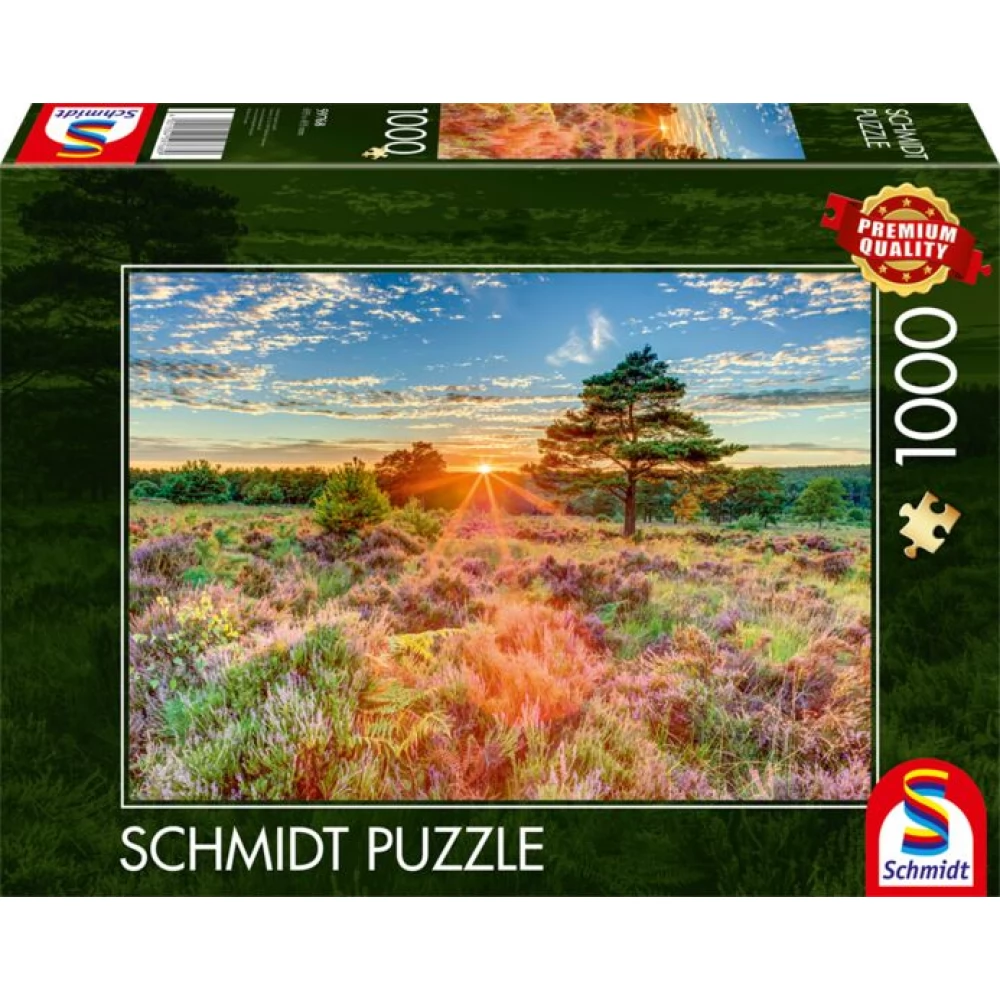 SCHMIDTSPIELE Puzzle játék 1000 darabos Naplemente a pusztaságban
