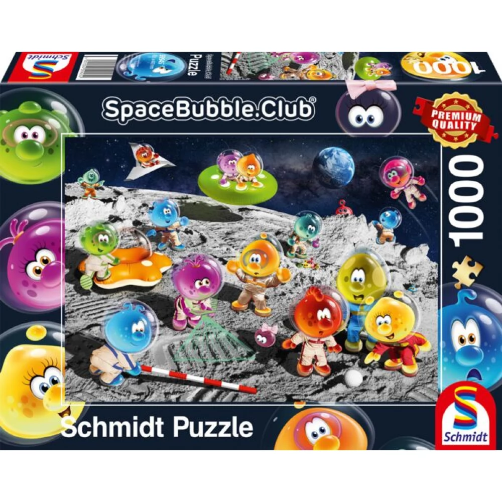 SCHMIDTSPIELE Puzzle játék 1000 darabos SpaceBubble.Club On the moon