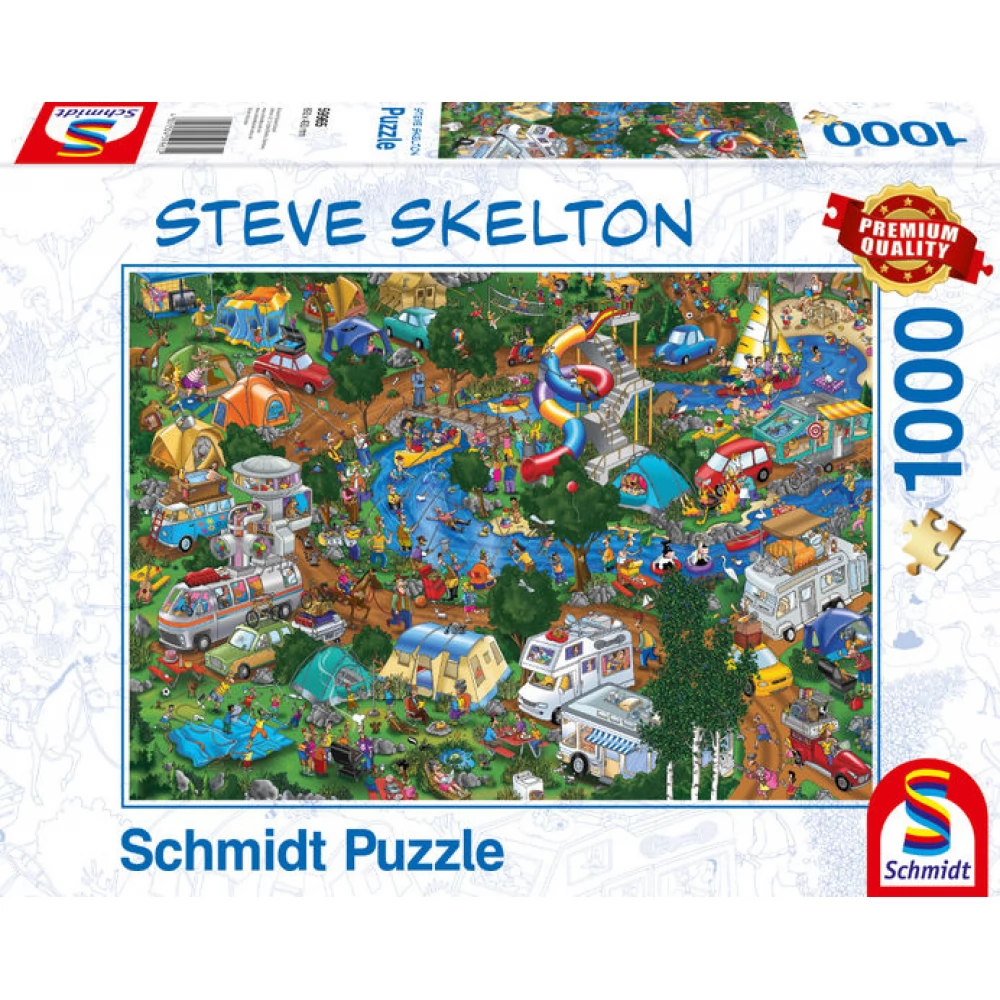 SCHMIDTSPIELE Puzzle játék 1000 darabos Steve Skelton Getting away from it all