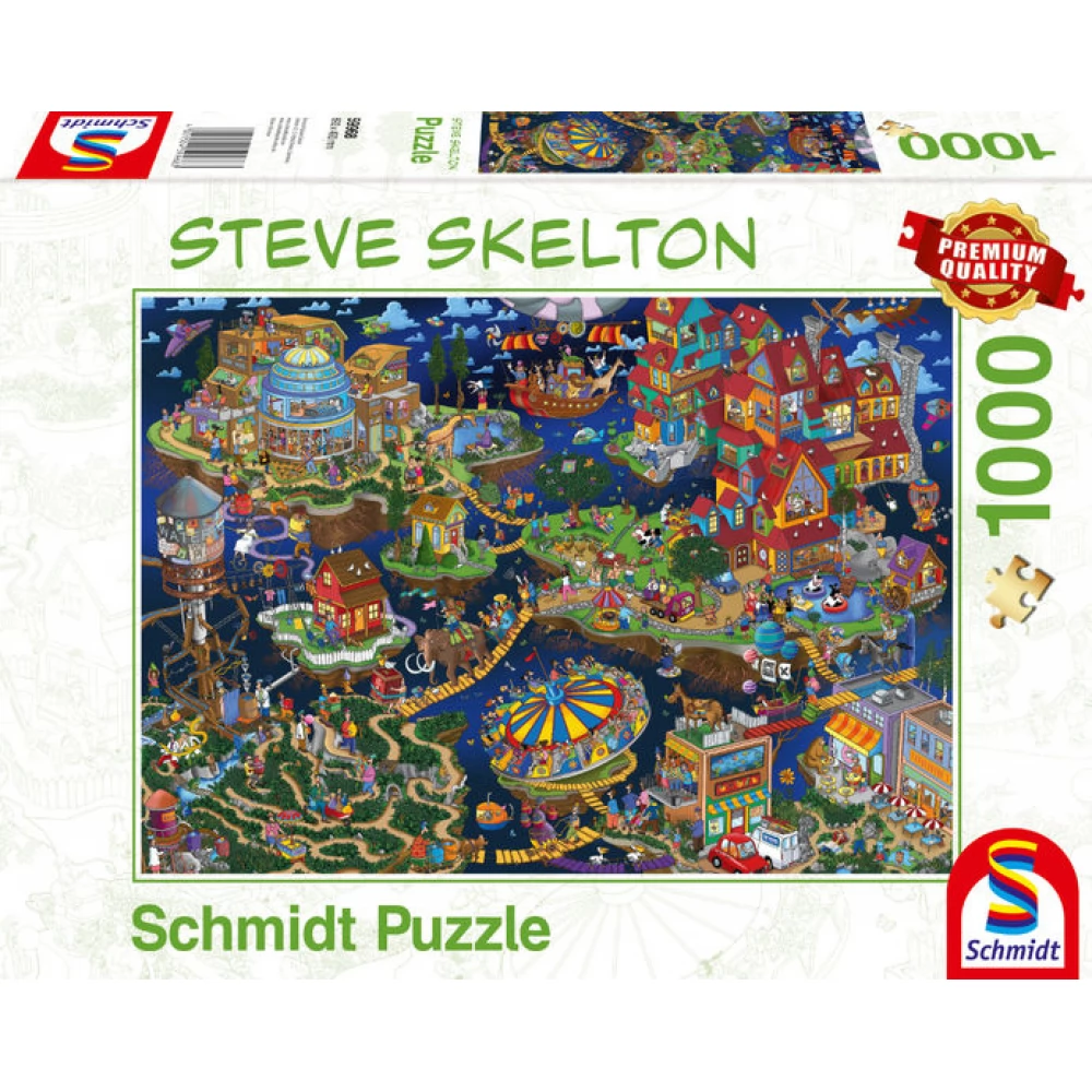 SCHMIDTSPIELE Puzzle játék 1000 darabos Steve Skelton If Sixes were Nines
