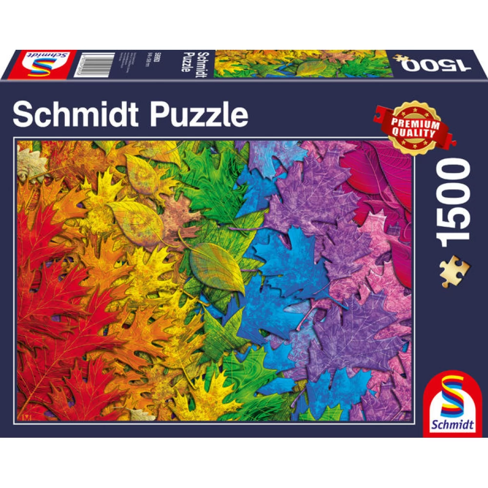 SCHMIDTSPIELE Puzzle játék 1500 darabos Colorful Leaves