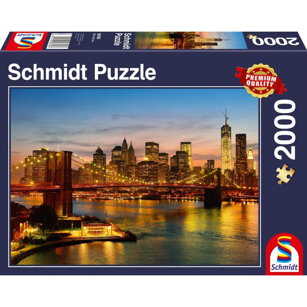 SCHMIDTSPIELE Puzzle játék 2000 darabos New York