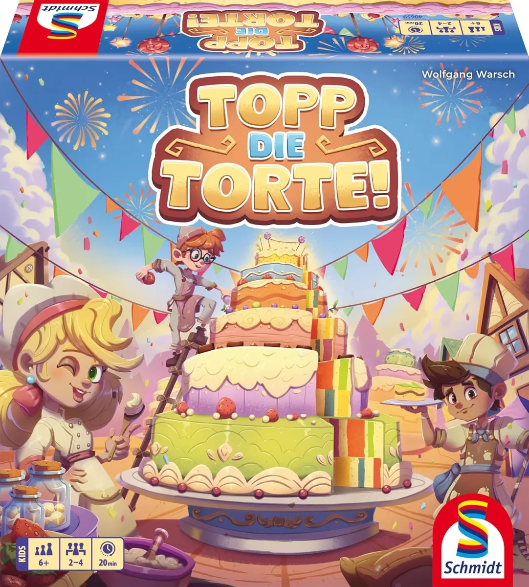 SCHMIDTSPIELE Topp die Torte! társasjáték NÉMET nyelvű