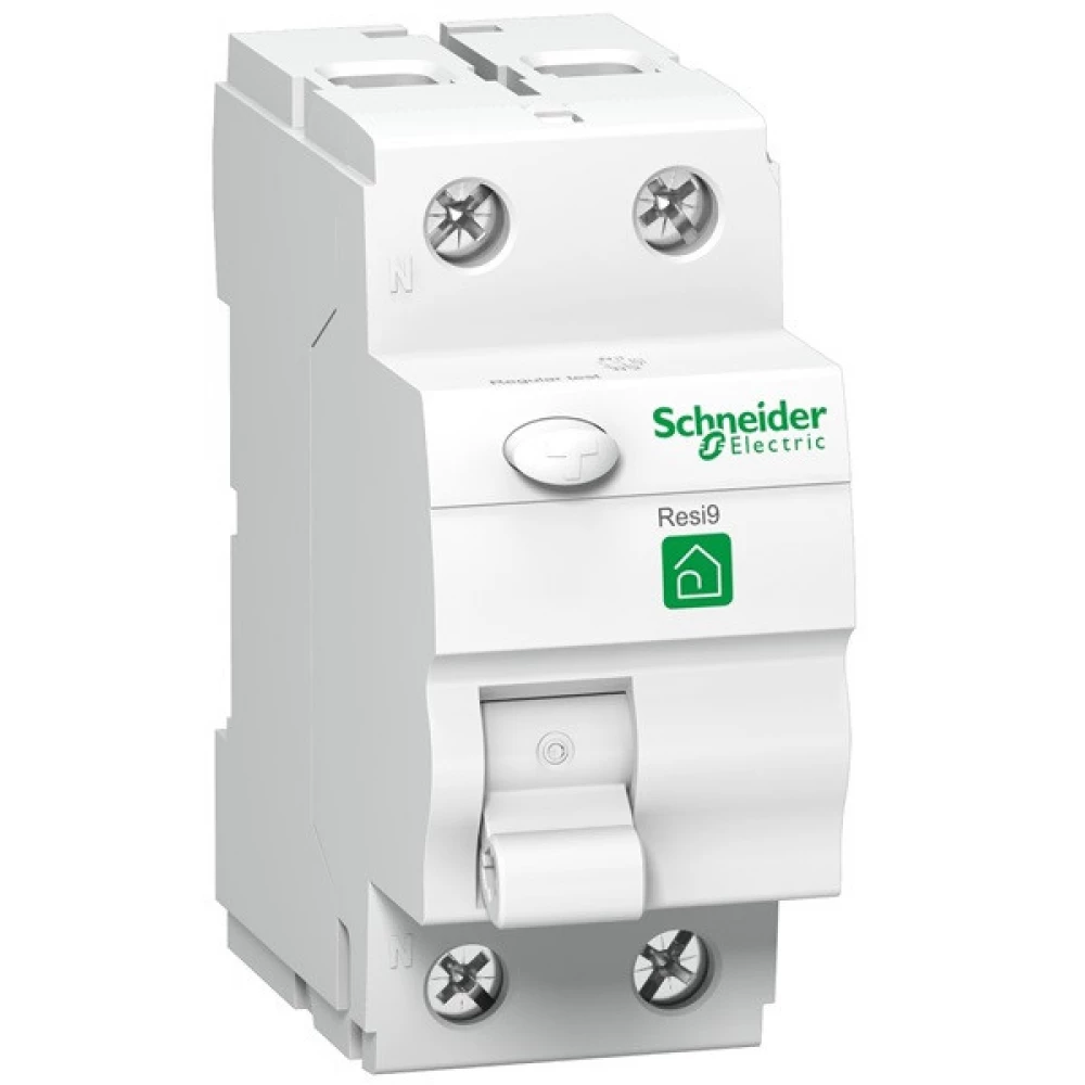 SCHNEIDER ELECTRIC R9R11225 RESI9 AC osztály - 25A - 30mA 2 pólusú áram-védőkapcsoló