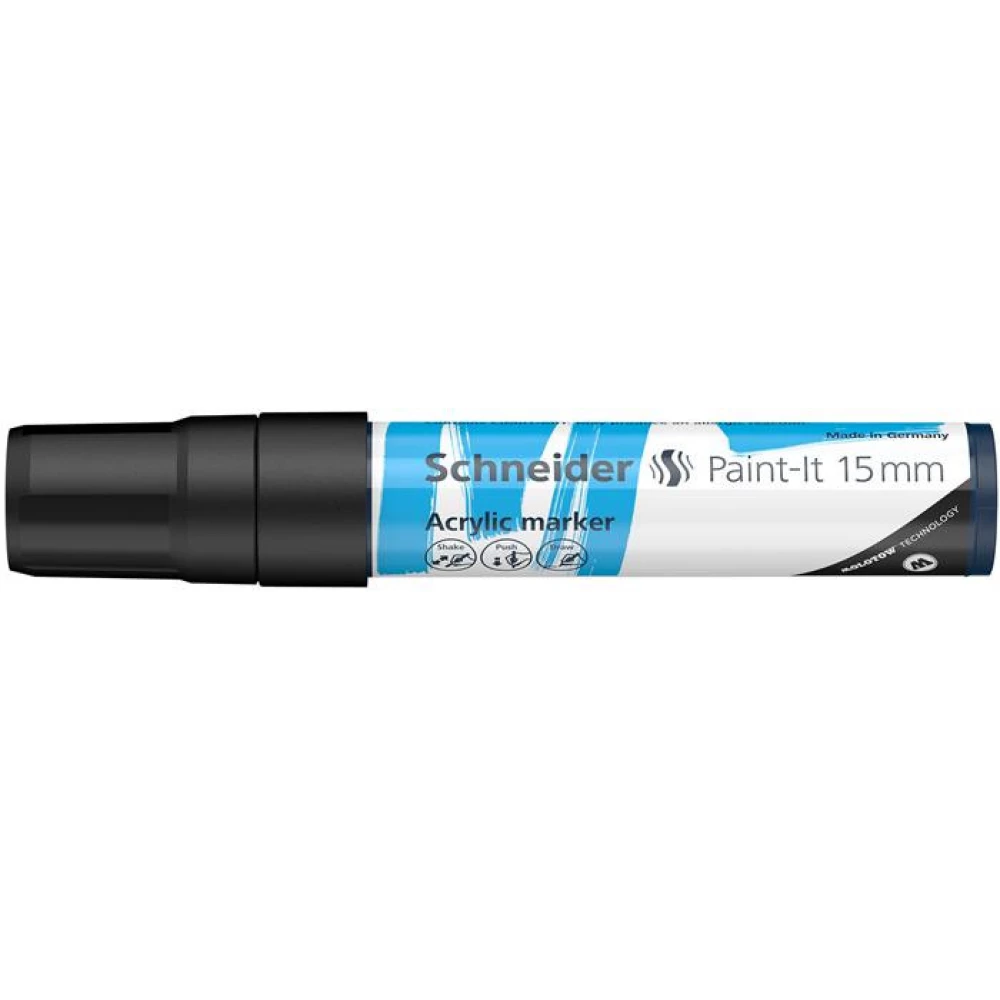 SCHNEIDER Paint-It 330 Akril marker 15 mm fekete