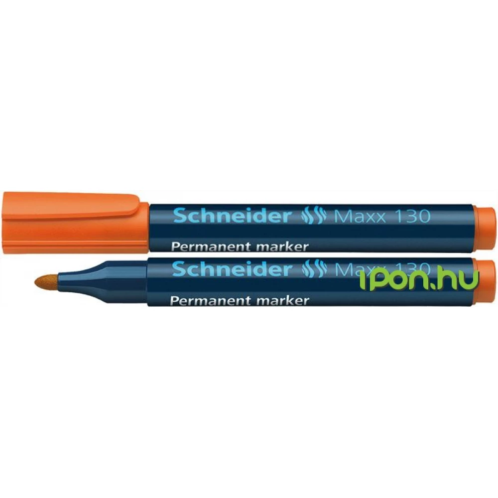 SCHNEIDER "130" alkoholos marker 1-3 mm narancssárga kúpos