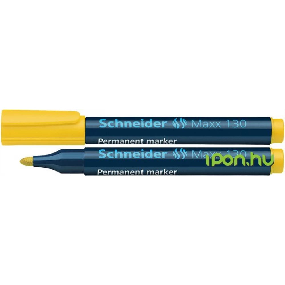 SCHNEIDER "130" alkoholos marker 1-3 mm sárga kúpos
