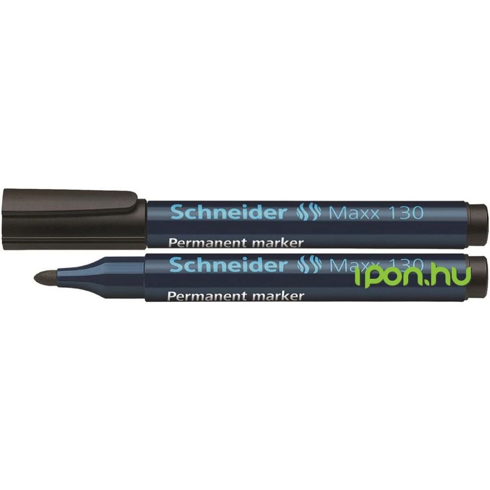 SCHNEIDER "130" alkoholos marker 1-3mm fekete kúpos