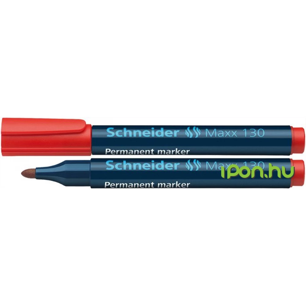 SCHNEIDER "130" alkoholos marker 1-3mm piros kúpos