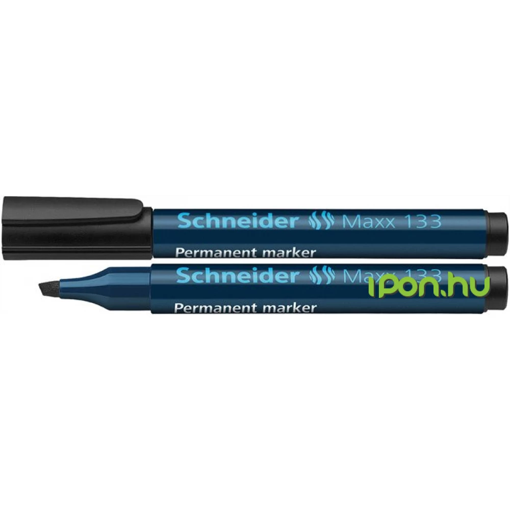 SCHNEIDER "133" alkoholos marker 1-4 mm fekete vágott